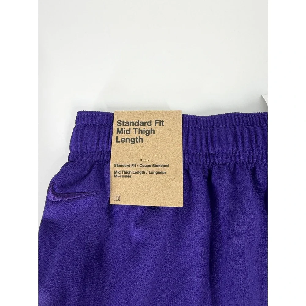 Nike Kobe Lakers Youth Boys Purple Basketball‎ Shorts HJ1005-547 Size XL XLARGE